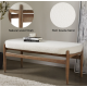 XC Salina Bench: White Boucle